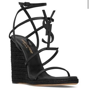 Cassandra Saint Laurent YSL Wedges